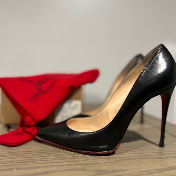 Christian Louboutin - Pigalle Follies Leather 100mm Red Sole, SZ 39 - Picture 11 of 11